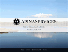 Tablet Screenshot of apinaservices.com